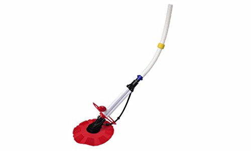 Bulliing Limpiador de piscina, limpiador automático de piscinas, potente aspirador de piscina con succión, barredora de piscinas enterradas sobre el suelo para escombros, suelos y suciedad