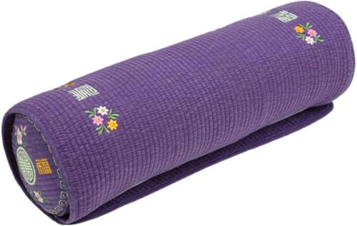 caincosmetic Buckwheat Cervical Pillow with Cypress Slice, k-pop Idol Jungkook's Pick, Neck Support Pillow for Pain Relief & Comfortable Sleep (Violet, S Size)