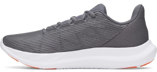 Under Armour Charged Speed Swift, chaussures de course ultra-légères avec semelle en caoutchouc, baskets homme offrant un excellent maintien, Hommes, Castlerock / Black / team Orange, 47