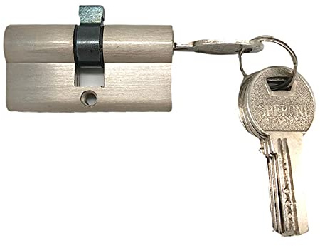 Zpengtai Bombin Cerradura Doble Cerradura Abierta Puerta Ventana Seguridad 60 70 80 90mm Cilindro Llave antirrobo Entrada latón Cerradura de Puerta núcleo Alargado Cerradura Antibumping(80cm)