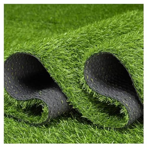 Rotolo di erba artificiale 1 x 10 m 20 mm altezza del pelo realistico sempreverde tappetino antiscivolo per giardino e balcone paesaggistica tappeto erboso esterno