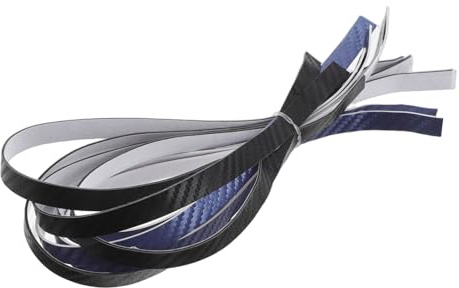 FOMIYES Lot de 10 Bandes Adhésives 08 CM pour Bord de Raquette de Tennis de Table et Pickleball Film Protecteur en Tissu PU Résistant aux UV Flexible et Ultra-Fin Protection Solide