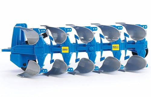 Bruder Lemken Vario V500C Plough – 1:16 Scale Farm Implement Toy – Compatible Tractors – Realistic Agricultural Accessory for Kids Ages 3+
