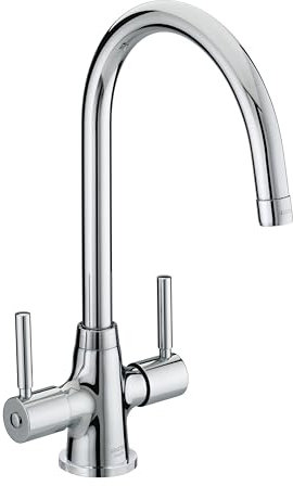 Bristan MZ SNK EF C Monza Easyfit Kitchen Sink Mixer Tap with Swivel Spout, Chrome