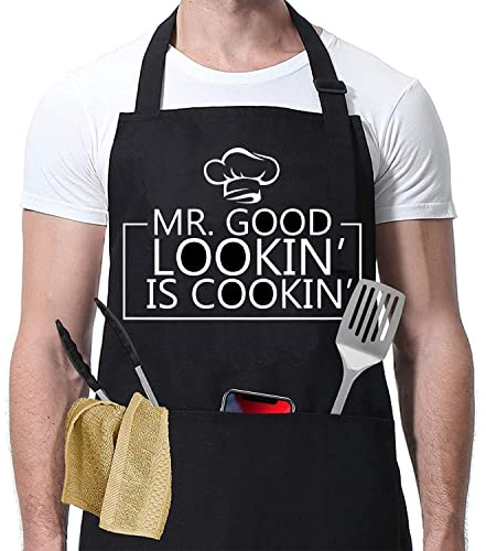 Gadgetking Novelty Funny Apron Men Women Chef Cooking Kitchen Bib BBQ Gifts Baking For Him