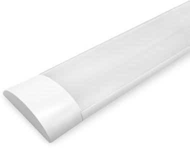 Maxled, Light is Led! LED Armatur Fuktiga Utrymmen 61CM 30W Armatur Fuktiga Utrymmen 3CCT 3000K/4000K/6500K 3000LM Rörformad Takarmatur för Källare Verkstad Garage Kök Badrum Kontor Fuktiga Utrymmen