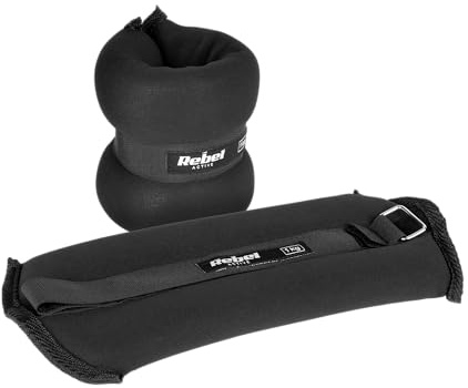 Rebel Cheville et Poignet Jambes Poids Mains Réglable Confortable 2x1kg RBA-3500-1