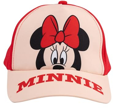 Disney Mimmi Pigg keps för flickor – barnkeps basebollkeps justerbar röd/beige, röd/beige, one size