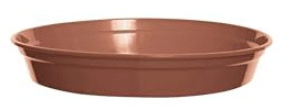 Whitefurze G04122 Garden Pot Saucer for 17.5/ 20cm Pot - Terracotta