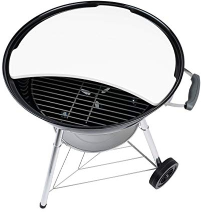 Smoking Stone & Pizza Stone for 22 Weber Kettle Grill Accessories - Chargriller - Heat Deflecting Grill Stone - Ceramic Accessory Turns Your Charcoal Grill Into a Smoker or Outdoor Oven - BBQ Dragon