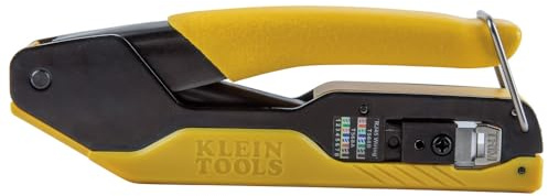 Klein Tools VDV226-005 Compact Modular Data Cable Crimping Tool, for Pass-Thru RJ45 Connectors