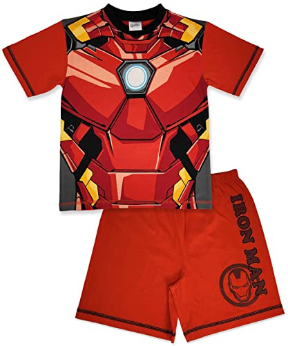 Marvel Ironman Avengers short pyjamas with glow in the dark front 3-4yrs