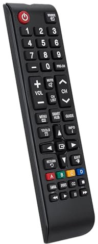 Remplacement de telecommande Universelle pour Samsung, Compatible avec Toutes Les Samsung Télécommande de Téléviseurs, BN59-01315B/BN59-01247A, RM-L1088