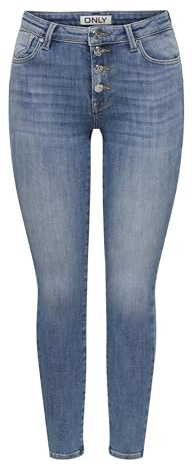 ONLPOWER Taille Moyenne Skinny Fit Jeans | Skinny Fit, Casual, Température maximale 40°C programme doux