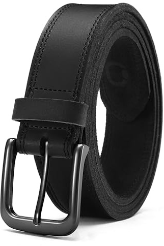 CHAOREN Real Leather Belts for Men, Genuine Mens Belts Leather 1 3/8