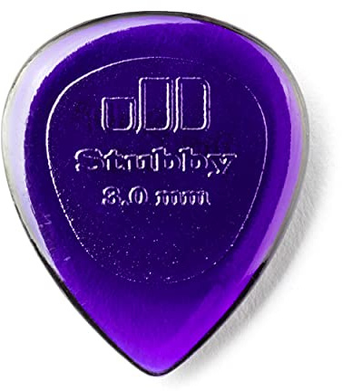 JIM DUNLOP plektrum stubby jazz 3,00 mm 6 stycken