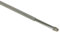GARDINIA Vitragestange flachoval, Ausziehbar, Gardinenstange ohne Bohren und Schrauben, Metall / Kunststoff, Chrom, 40-65 cm, 2 Stück