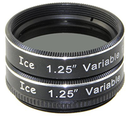 ICE 1.25 Variable Polarizing Eyepiece Moon Filter for Telescope Polarizer