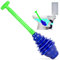 Luigi's WC-Saugglocke | The World's Best Unblocker | Schlangen-Design Badezimmer Plungers | Verstopfungs- und Verstopfungsentferner