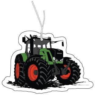 TRAKTOR Duftbaum Lufterfrischer Set - Auto Duftspender, Tuning, Car Air Freshener, Duftanhänger - Trecker Motiv
