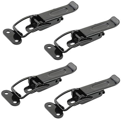 4 x Spannverschluss Catch #22 schwarz Verbindungsbeschlag Möbelverbinder Tischplattenverbinder von SO-TECH®