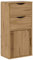 HETFTJN Küchenunterschrank Kleiner Küchenschrank Sideboard Wohnzimmer Hochschrank Wohnzimmer - Beistellschrank mit Schubladen 40x24x79 cm Massivholz Kiefer für Schlafzimmer Outdoor Küche Bad