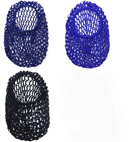 TCOTBE 3 Pcs Mesh Hair Net Rayon Knit Snood Hat Mesh Crocheted Hairnet Sleep Cap Long Hair Cover Ornament Thick Hair Women Hair Net for Sleeping Soft Sleeping Hat Hair Accessories