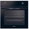 Candy Idea FIDC N100, Horno Eléctrico, 70L, 1 Bandeja y 1 Rejilla, Limpieza Aquactiva, 4 Funciones, 2 Mandos Mecánicos, Puerta Doble Cristal, Negro