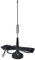 HYS CB-Antenne mit magnetischer Halterung, 27 MHz, kompatibel mit Cobra Midland Uniden Maxon, tragbares Handfunkgerät, Mobilfunk, Radioscanner (BNC)