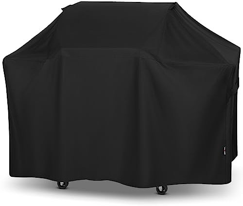 Unicook 7757 Grill BBQ Cover 160 CM, Heavy Duty Waterproof Barbecue Cover, Resistant Oxford Fabric, Compatible for Weber Genesis 300 Series and New 2022 Genesis 300, 3 Burner Gas Grills and More
