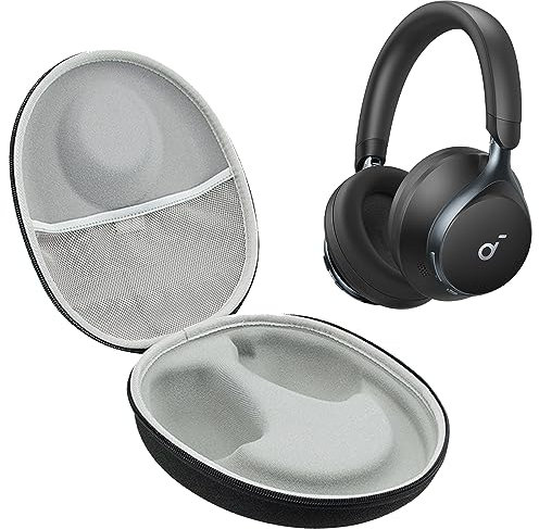 Harte Tragetasche für Soundcore von Anker Space One Wireless Over-Ear-Bluetooth-Kopfhörer, tragbar, handlich, stoßfest, schützende EVA-Reise-Aufbewahrungstasche für Space One