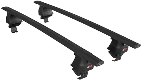 Apline Compatibile con Toyota Hilux 8 (AN130) 2015-2026 Ace-4 Barre Tetto Portapacchi Auto Barre Portatutto Nero Alluminio 2 Barre
