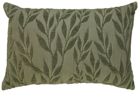 ATMOSPHERA CREATEUR D'INTERIEUR Jacquard Letho kudde 38 x 58 cm chiffong ljusgrön