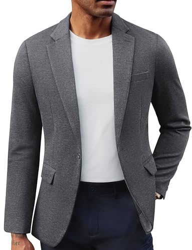 PJ PAUL JONES Herren Sakko Sportlich Freizeit Blazer Jackett 1 Knöpfe Modern Regular Fit Anzugjacke