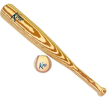 Kore Foam Baseball Bat + Kore Baseball | Foam Baseball and Bat | Great for Indoor Play or Outdoor Play | Great Gift or Stocking Stuffer