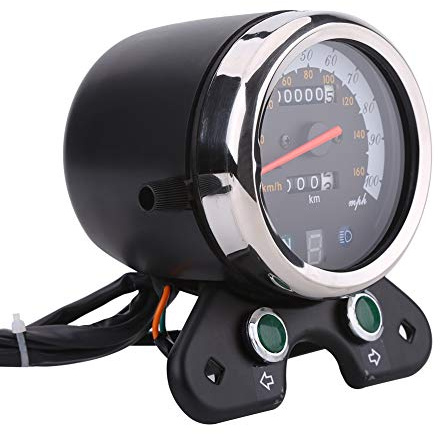 Motorcykel hastighetsmätare universal motorcykel dubbel odometerväxel digital display