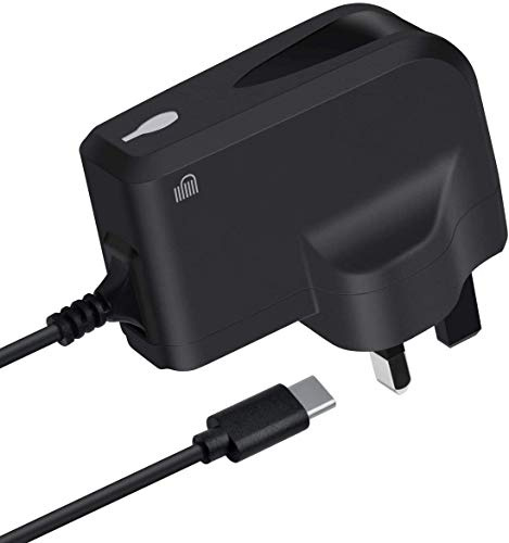 TECHNOPLAY Charger for Switch/OLED/Switch Lite, Type-C Cable Power adapter compatible with Switch/Switch Lite and Switch Pro Controller-DOES NOT SUPPORT DOCK CHARGING AND TV MODE
