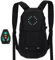 Generisch Reflektive Rucksack Für Fahrrad 15 L Reflektierender Rucksack Mit Lichtfernbedienung,Wasserdichtes Wander-Reiserad-Zubehör Für Männer Und Frauen Fahrrad Blinker Rucksack