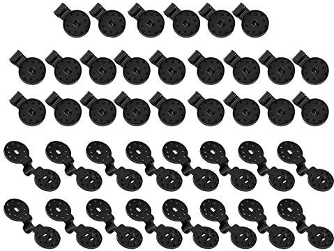 20/50/100 clips redondos para sombra, para malla antipájaros, red de jardín, paisaje