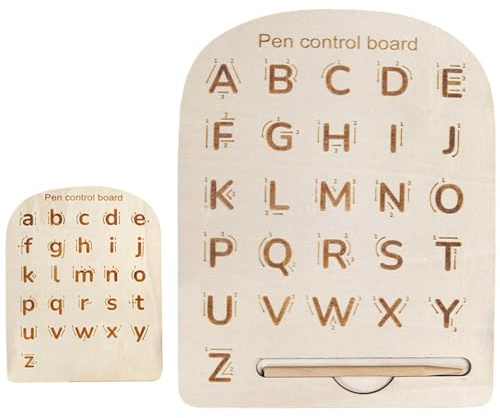 Générique Letter Recognition Board for Kids, Alphabet Tracing Tool, Fine Motor Skills Development Board, Alphabet Writing Pad for Children, Preschool Alphabet Learning Pad