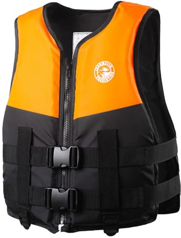 Cexiakong Gilet de sauvetage pour femme - Pour sports nautiques en plein air - Idéal pour le kayak, la navigation de plaisance, la plongée avec tuba, la plongée avec tuba - Bandoulière réglable