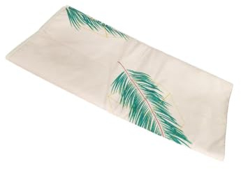 Zambuph Suministros de lavandería Tabla de planchar Protector la cubierta la , plumas verdes , 140x50cm