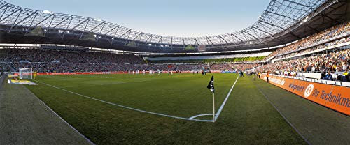 Hannover Stadion Eckfahne Panorama – Poster 120 x 50 cm – hochwertiger FineArtPrint