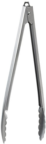 Fox Run Deluxe Locking Tongs, 12-Inch, Metallic