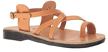The Good Shepherd Buckle - Leather Toe Loop Sandal - Men Sandals