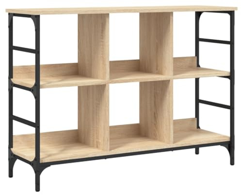 vidaXL Sonoma Oak Sideboard - Engineered Wood, Classic Design, Ample Storage, Ideal for Bedroom or Living Room.