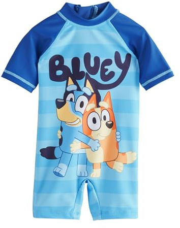 NEXT Niños Bañador con Protector Solar (3 Meses - 8 años) Bluey 18 Meses-24 Meses