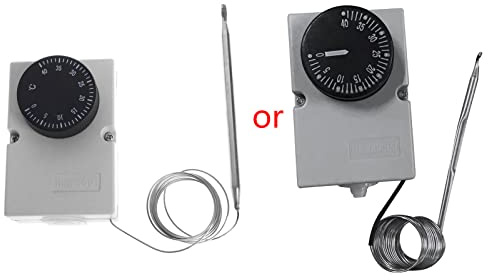 Industrial Grad Thermostat Controller Temperaturschalter Kapillar Thermostat Wasserdichtes AC220V Messbereich 0-40 ℃