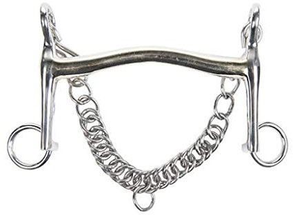 HKM Kandare-9907 silber 14,5 cm