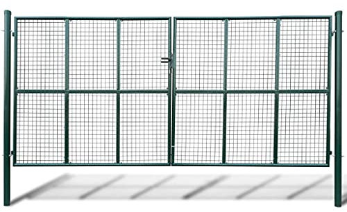 vidaXL Gitter-Gartentor 415 x 175 cm